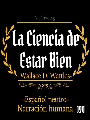 La ciencia de estar bien - Audiobook